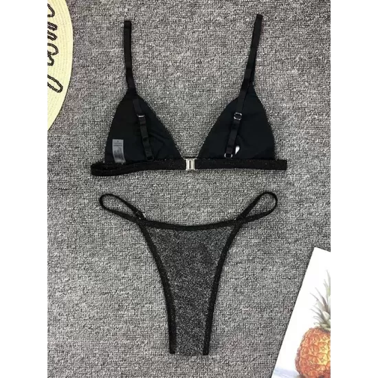 Shiny Purl Bikini Swimsuit Shiny Purl Bikini Swimsuit