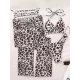 Leopard Printed Tie Side Bikini Swimwear+ Beach Long Pant Cover-Up Three Pieces Set Leopard Printed Tie Side Bikini Swimwear+ Beach Long Pant Cover-Up Three Pieces Set