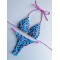 Leopard Halterneck Two Pieces Bikini Set