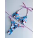 Leopard Halterneck Two Pieces Bikini Set Leopard Halterneck Two Pieces Bikini Set