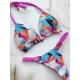 Leopard Halterneck Two Pieces Bikini Set Leopard Halterneck Two Pieces Bikini Set
