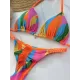 Leopard Halterneck Two Pieces Bikini Set Leopard Halterneck Two Pieces Bikini Set