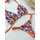 Leopard Halterneck Two Pieces Bikini Set Leopard Halterneck Two Pieces Bikini Set