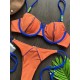 Halterneck Plain Two Pieces Bikini Set Halterneck Plain Two Pieces Bikini Set