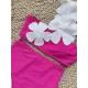 Applique Split-Joint Padded One-Shoulder Swimsuits Bikini Swimsuit Applique Split-Joint Padded One-Shoulder Swimsuits Bikini Swimsuit