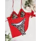Ruffled Leopard Halter-Neck Bikini Swimsuit Skirts Three Pieces Set Ruffled Leopard Halter-Neck Bikini Swimsuit Skirts Three Pieces Set