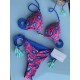 Leopard Halterneck Two Pieces Bikini Set Leopard Halterneck Two Pieces Bikini Set