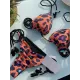 Leopard Halterneck Two Pieces Bikini Set Leopard Halterneck Two Pieces Bikini Set