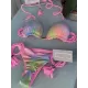 Leopard Halterneck Two Pieces Bikini Set Leopard Halterneck Two Pieces Bikini Set