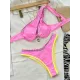 One Shoulder Hollow Two Pieces Bikini Set One Shoulder Hollow Two Pieces Bikini Set