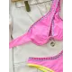 One Shoulder Hollow Two Pieces Bikini Set One Shoulder Hollow Two Pieces Bikini Set