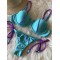 Spaghetti Neck Split-Joint Bikini Set