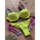 Spaghetti Neck Split-Joint Bikini Set Spaghetti Neck Split-Joint Bikini Set