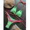 Halterneck Plain Two Pieces Bikini Set