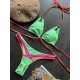 Halterneck Plain Two Pieces Bikini Set Halterneck Plain Two Pieces Bikini Set