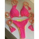 Triangle Halterneck Two Pieces Bikini Set Triangle Halterneck Two Pieces Bikini Set