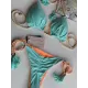 Triangle Halterneck Two Pieces Bikini Set Triangle Halterneck Two Pieces Bikini Set