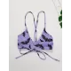 Spaghetti Neck Bralette Two Pieces Bikini Set Spaghetti Neck Bralette Two Pieces Bikini Set