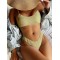 Vacation Solid Color Spaghetti-Neck Bikini Swimsuit