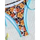 Vacation Tie Side Printed Halter-Neck Bikini Swimsuit Vacation Tie Side Printed Halter-Neck Bikini Swimsuit