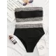 Bandeau Leopard Two Pieces Bikini Set Bandeau Leopard Two Pieces Bikini Set
