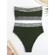Bandeau Leopard Two Pieces Bikini Set Bandeau Leopard Two Pieces Bikini Set