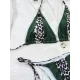 Triangle Split Joint Two Pieces Bikini Set Triangle Split Joint Two Pieces Bikini Set