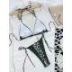 Triangle Split Joint Two Pieces Bikini Set Triangle Split Joint Two Pieces Bikini Set