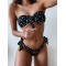 Polka-Dot Off-the-shoulder Bikini Swimsuit