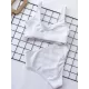 Solid Color U-neck Bikini Swimsuit Solid Color U-neck Bikini Swimsuit