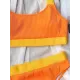Padded Color-Block Spaghetti-Neck Swimsuits Padded Color-Block Spaghetti-Neck Swimsuits