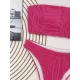 Solid Color Strapless Padded Bikini Swimsuit Solid Color Strapless Padded Bikini Swimsuit