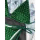 Backless Bandage Solid Color Padded Halter-Neck Bikini Swimsuit Backless Bandage Solid Color Padded Halter-Neck Bikini Swimsuit