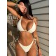 Padded Backless Bandage Belly-Hollow Bikini Swimsuit Padded Backless Bandage Belly-Hollow Bikini Swimsuit