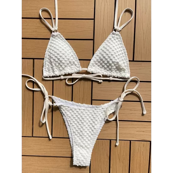Padded Backless Bandage Belly-Hollow Bikini Swimsuit Padded Backless Bandage Belly-Hollow Bikini Swimsuit