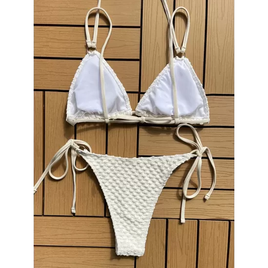 Padded Backless Bandage Belly-Hollow Bikini Swimsuit Padded Backless Bandage Belly-Hollow Bikini Swimsuit