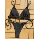 Padded Backless Bandage Belly-Hollow Bikini Swimsuit Padded Backless Bandage Belly-Hollow Bikini Swimsuit