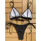 Padded Backless Bandage Belly-Hollow Bikini Swimsuit Padded Backless Bandage Belly-Hollow Bikini Swimsuit