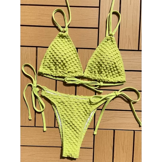 Padded Backless Bandage Belly-Hollow Bikini Swimsuit Padded Backless Bandage Belly-Hollow Bikini Swimsuit