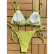 Padded Backless Bandage Belly-Hollow Bikini Swimsuit Padded Backless Bandage Belly-Hollow Bikini Swimsuit