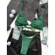 Bandage Heart Hollow Solid Color Spaghetti-Neck Bikini Swimsuit Bandage Heart Hollow Solid Color Spaghetti-Neck Bikini Swimsuit