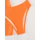 Three-piece Suit Padded Honeycomb Solid Color Tube Bikini Swimsuit Three-piece Suit Padded Honeycomb Solid Color Tube Bikini Swimsuit