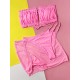 Three-piece Suit Padded Backless Belly-Hollow Ruffled Bikini Swimsuit Three-piece Suit Padded Backless Belly-Hollow Ruffled Bikini Swimsuit