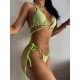 Padded Backless Heart Shape Hollow Halter-Neck Bikini Swimsuit Padded Backless Heart Shape Hollow Halter-Neck Bikini Swimsuit