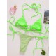 Padded Backless Heart Shape Hollow Halter-Neck Bikini Swimsuit Padded Backless Heart Shape Hollow Halter-Neck Bikini Swimsuit