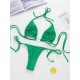 Padded Backless Heart Shape Hollow Halter-Neck Bikini Swimsuit Padded Backless Heart Shape Hollow Halter-Neck Bikini Swimsuit