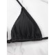 Padded Chains Heart Split-Joint Halter-Neck Bikini Swimsuit Padded Chains Heart Split-Joint Halter-Neck Bikini Swimsuit
