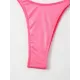 Padded Backless Bandage Hollow Halter-Neck Bikini Swimsuit Padded Backless Bandage Hollow Halter-Neck Bikini Swimsuit