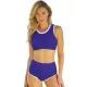 Round Neck Two Pieces Bikini Set Round Neck Two Pieces Bikini Set