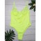 Lace Split-Joint One-Piece Teddy Lingerie